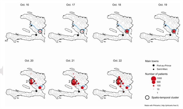 Evolution Of Cholera Cases
